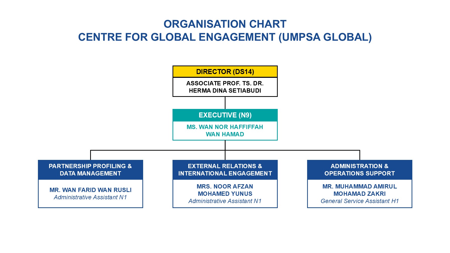 UMP CIR Organization Chart